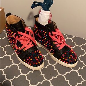 colorful christian louboutin sneakers